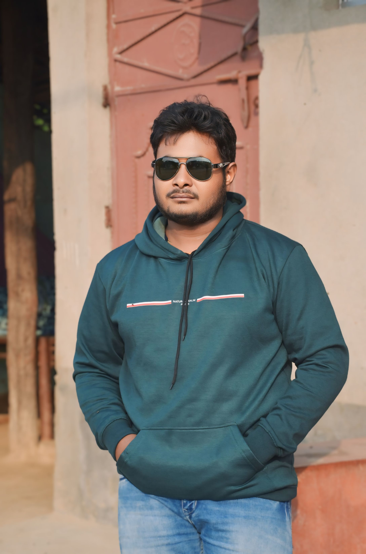 Portrait of Dhairya Swaraj outdoors